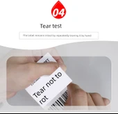 Parlak Beyaz PET Barkod Etiketi - 40x25 - 4000 Adet/Rulo - 2 Sıra thumbnail 12