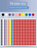 Karışık Renkli Nokta Çıkartmaları 25mm - 480 Adet thumbnail 6