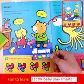 Çocuklar için Çıkartma Kitabı - 2-3-4-5 Yaş - 18 Kitap - 6