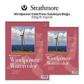 Strathmore Windpower Watercolor Cold Press 15 Yaprak 300g - 1