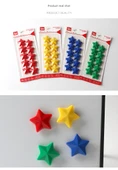 Manyetik Çıkartmalar - Mavi Parmak - 2.6cm - 10 Adet - 9