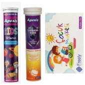 APEXİS YETİŞKİN SAMBUCUS 1AD +APEXİS ÇOCUK SAMBUCUS 1AD EFERVESAN(HEDİYE 10 ADET ÇOCUK MASKE) - 2
