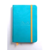 Rhodia Boutique Rodiarama Renkler Italyan Deri Çizgili Defter Turquoise A6 96 Yaprak - 1