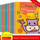 Çocuklar için Çıkartma Kitabı - 2-3-4-5 Yaş - 18 Kitap - 2