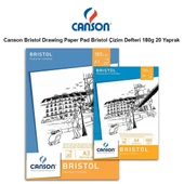 Canson Bristol Pad Bristol Çizim Defteri 180g 20 Yaprak thumbnail 1