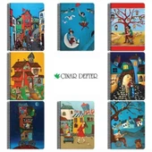 Çınar Sert Kapak Defter 17x24cm 120yp Çizgili (Ezo Sunal) 55204 - 1