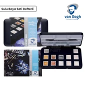 Van Gogh Sulu Boya Seti 12 Metalik Renkler Defterli thumbnail 1
