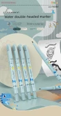 Yıkanabilir Çizgi Kalemi - Karışık Siyah 16 + Mavi 4 + Kırmızı 4 24/2 Kutusu - 7