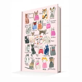 Deffter Summer Cats-Cool Cats /Sert Kapak Çizgili 14x20 Cm thumbnail 1