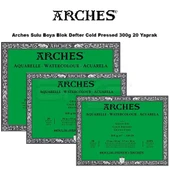 Arches Sulu Boya Blok Defter Cold Pressed 300g 20 Yaprak thumbnail 1
