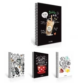 Çınar Coffee Sert Kapak Defter 17x24cm Spr.120yp Düz 55143 - 1