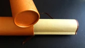 Sanat Çin Resmi Taşınabilir Kağıt Tüp Hediye Kutusu - Çap 6*52cm (uzatılmış 90cm) - 8