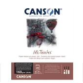 Canson Mi-Teintes Pastel Defteri 160g 32x41cm 20 Yaprak Black - 1