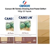 Canson Mi-Teintes Drawing And Pastel Defteri 160g 20 Yaprak - 1