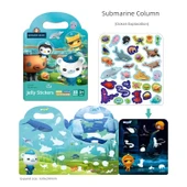 Octonauts Çocuklar için Çıkartmalı Kitap - Denizaltı Küçük Sütun Jel Çıkartma - 1