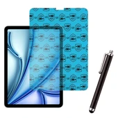 Apple iPad Air M3 11 inç Uyumlu Smart Cover Tablet Kılıfı Ekran Koruyucu Kalem Set - 9