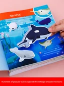 Octonauts Çocuklar için Çıkartmalı Kitap - Denizaltı Küçük Sütun Manyetik Bulmaca - 4