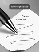 Baskı Uçlu Jel Kalem - 3 Mavi 0.5mm - 4