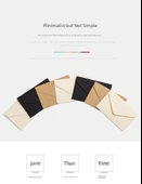 Kare Mini Kahverengi Paket Kağıdı Zarf - Deri Küçük Zarf 5 Adet thumbnail 8