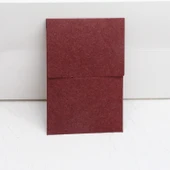Mini Ambalaj Torbası - Jujube Kırmızı İç Kağıt - 8 x 12 cm - 1