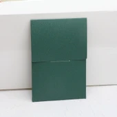 Mini Ambalaj Torbası - İpeksi Koyu Yeşil - 8 x 12 cm - 1