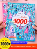 Prenses Elbisesi Çıkartma Kitabı - Ye Luoli Sticker - 40 Sayfa 1000+ Çıkartma - 2