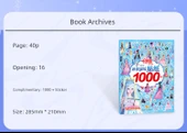 Prenses Elbisesi Çıkartma Kitabı - Ye Luoli Sticker - 40 Sayfa 1000+ Çıkartma - 8