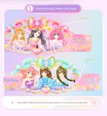 Prenses Kostüm 3D Çıkartmalar - Pembe Şık Yapıştırıcı - 10
