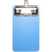Restoran Fatura Klip Tutucu - Mavi Mini Küçük Tabak Klip (8*13.8cm) - 6