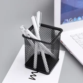 Masaüstü Kalemlik Organizatörü - Kare Siyah - 2 Paket - 1