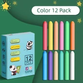 Suda Çözünebilen Tozsuz Tebeşir - 12 Renk - 1