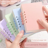 A7 Mini Gevşek Yaprak Defter - 1 Adet/Deniz Gökyüzü Mavisi - 2