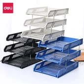 Hollow Gri 3 Katmanlı A4 Dosya Tepsi Düzenleyici - 2