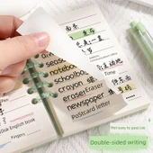 A7 Mini Gevşek Yaprak Defter - 1 Adet/Lime Yeşili + 1 Yatay Çizgi Çekirdek - 11
