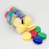 Yuvarlak Manyetik Klips - 3cm (50 Paket) Mavi - 4