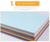 A3 230g Karışık Renk Karton Kağıt - 10 Renk, 5 Sayfa Her Biri thumbnail 9