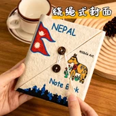 Nepal El Yapımı DIY Defter Malzeme Seti - Üst Düzey El Yapımı Malzeme Paketi - Zirve - 3