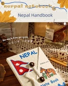Nepal El Yapımı DIY Defter Malzeme Seti - Başlangıç El Yapımı Malzeme Paketi - Çift Tokalı Pony - 7