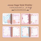 Sevimli Mini Taşınabilir Defter - Pony Dört Rastgele Kitap - 11