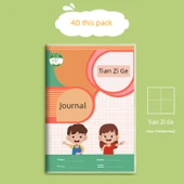 Pinyin Tian Zi Ge Okul Günlüğü Defteri - Sınıf Özel Teklifi-Tian Zi Ge [40 Paket] - 1