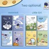 Öğrenci Günlüğü Defteri A5 - Kare Izgara - [Sınıf Özel] 40 Paket Küçük Kızlar/Tian Zi Ge thumbnail 5