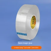 Nano İki Taraflı Yapıştırıcı - Sihirli Yapıştırıcı - 3m Uzunluk - 3cm Genişlik - 2mm Kalınlık - 1