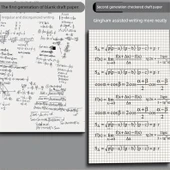 Kare Çizim Defteri - 400 Sayfa, 10 Kopya, Boş + 3 Kalem thumbnail 10