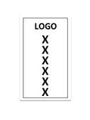 260mm x 150mm Geniş Beyaz Etiket - 1 Adet - 2