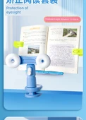 Çocuklar için Ayarlanabilir Kitap Tutucu - Klasik-Morandi Pudra - 9