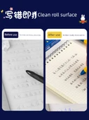 Silinebilir Jel Kalem - Antibakteriyel Kristal Mavi - 4 Silgi - 4