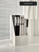 Döner Kalem Tutucu Masa Organizeri - Minimalist Beveled Kitap Standı Genişletme - 1