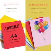 A4 Renkli Yapışkan Etiket Baskı Kağıdı - Kahverengi Ambalaj Kağıdı - 100 Sayfa thumbnail 4