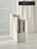 Döner Kalem Tutucu Masa Organizeri - Minimalist Bevel Kitap Standı - 1
