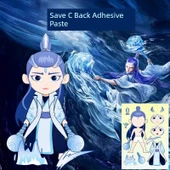 Nezha Çocuklar için Yüz Değiştiren Çıkartmalar - 8 Set A + 8 Set B - 10